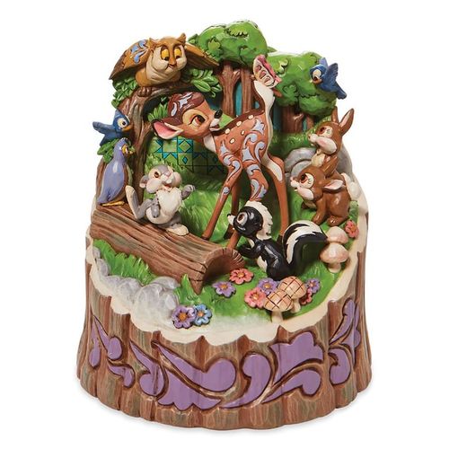 Forest Friends (Bambi Carved by Heart Figurine) slika 1