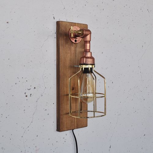 Pp168 Wooden
Rose Gold Wall Lamp slika 8