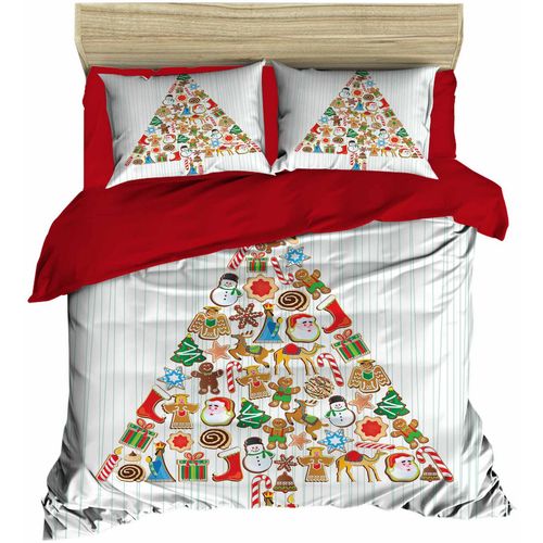 XMAS Posteljina Super King Quilt Cover Set (EU) (IT), crveno
Bijela
Smeđi
Zelena slika 1