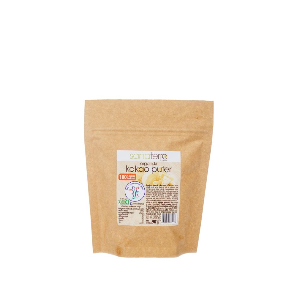 Sanaterra Kakao puter 90 g  slika 1