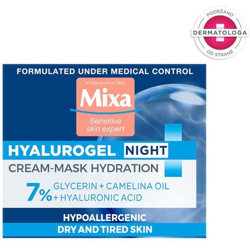 Mixa Hyalurogel Noćna krema za lice 50ml slika 2