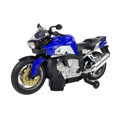 Motorcycle Blue Battery Powered slika 2