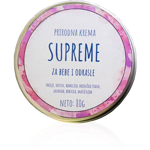 Supreme prirodna krema za bebe i odrasle 80g slika 3