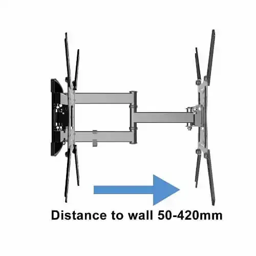 Nosač za TV zglobni Kettz TVN-7303 37-70/vesa max 400x400/25kg/tilt slika 2