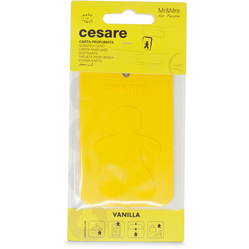 Cesare Card Yellow Vanilla, miris za automobile slika 1