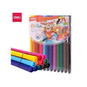 Deli Flomasteri Colorun heksagonalni u PVC etuiu 1/12 EC157-12
