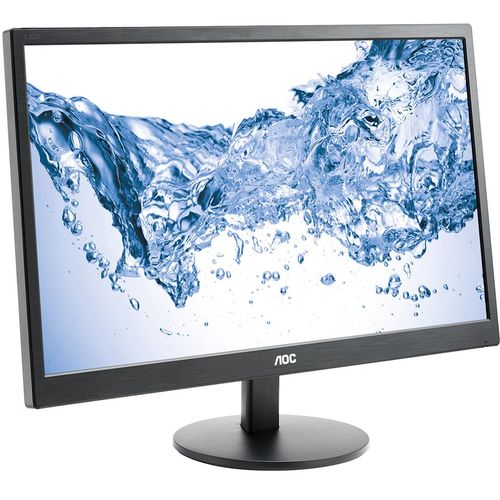 AOC monitor LED M2470SWH (23.6'', 16:9, 1920x1080, MVA, 250 cd/m2, 50M:1, 5 ms, 178/178°, VGA, 2x HDMI, Speakers, Tilt: -5 to +25°) Black, 3y slika 1