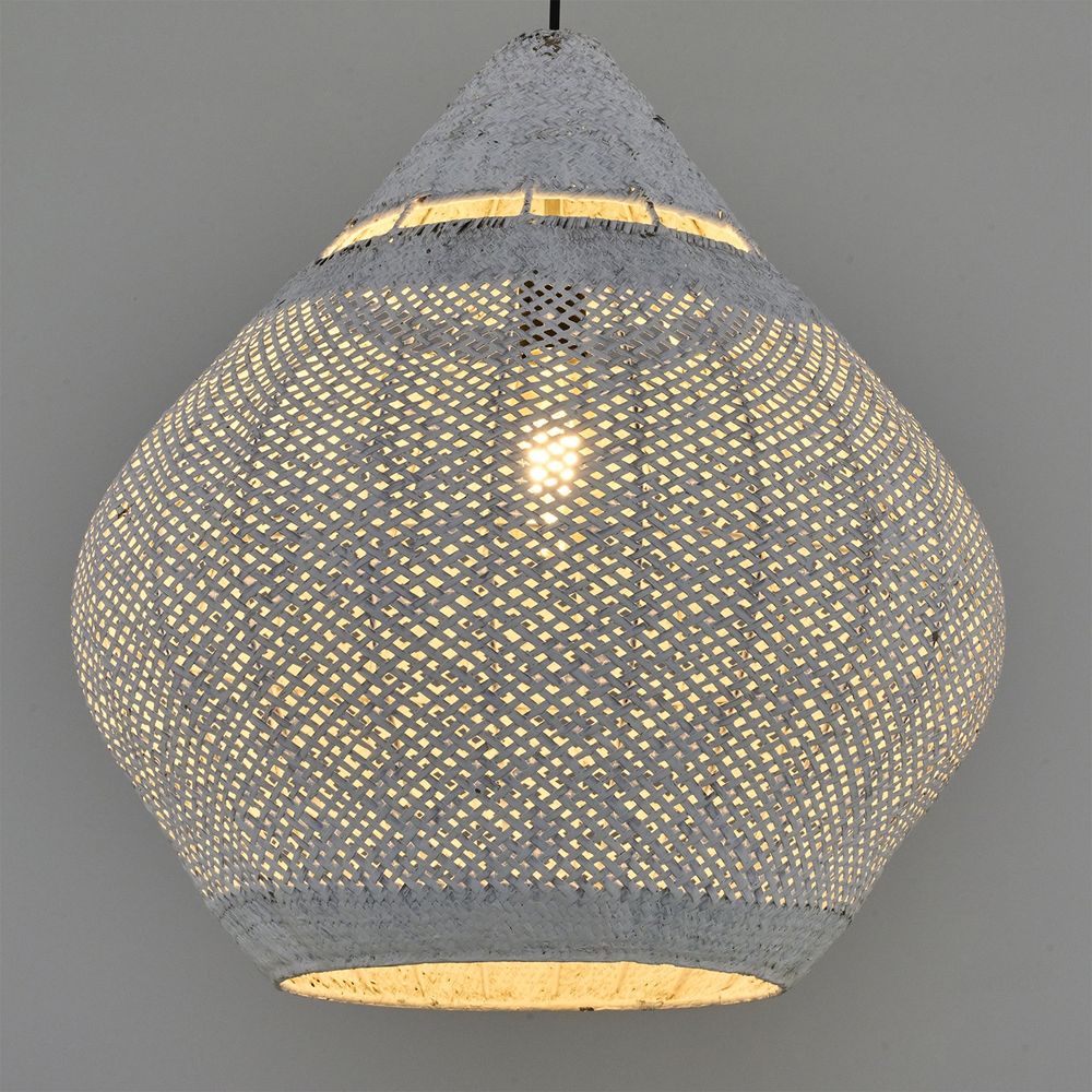 Luster Bijeli 4461-25-01 sa Ratan Kapom slika 3