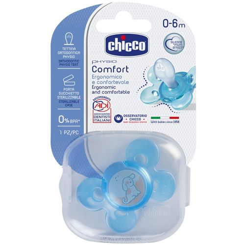 Chicco laža Giotto Comfort silikon 0-6m 1 k plava slika 1