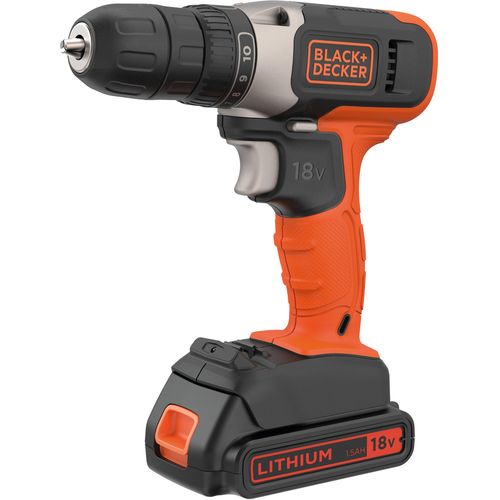 Black&Decker BUŠILICA ODVIJAČ AKU 18V  BCD001C1-QW slika 1