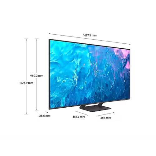 Televizor SAMSUNG QE75Q70CATXXH QLED 75" 4K HDR smart Tizen crna slika 4