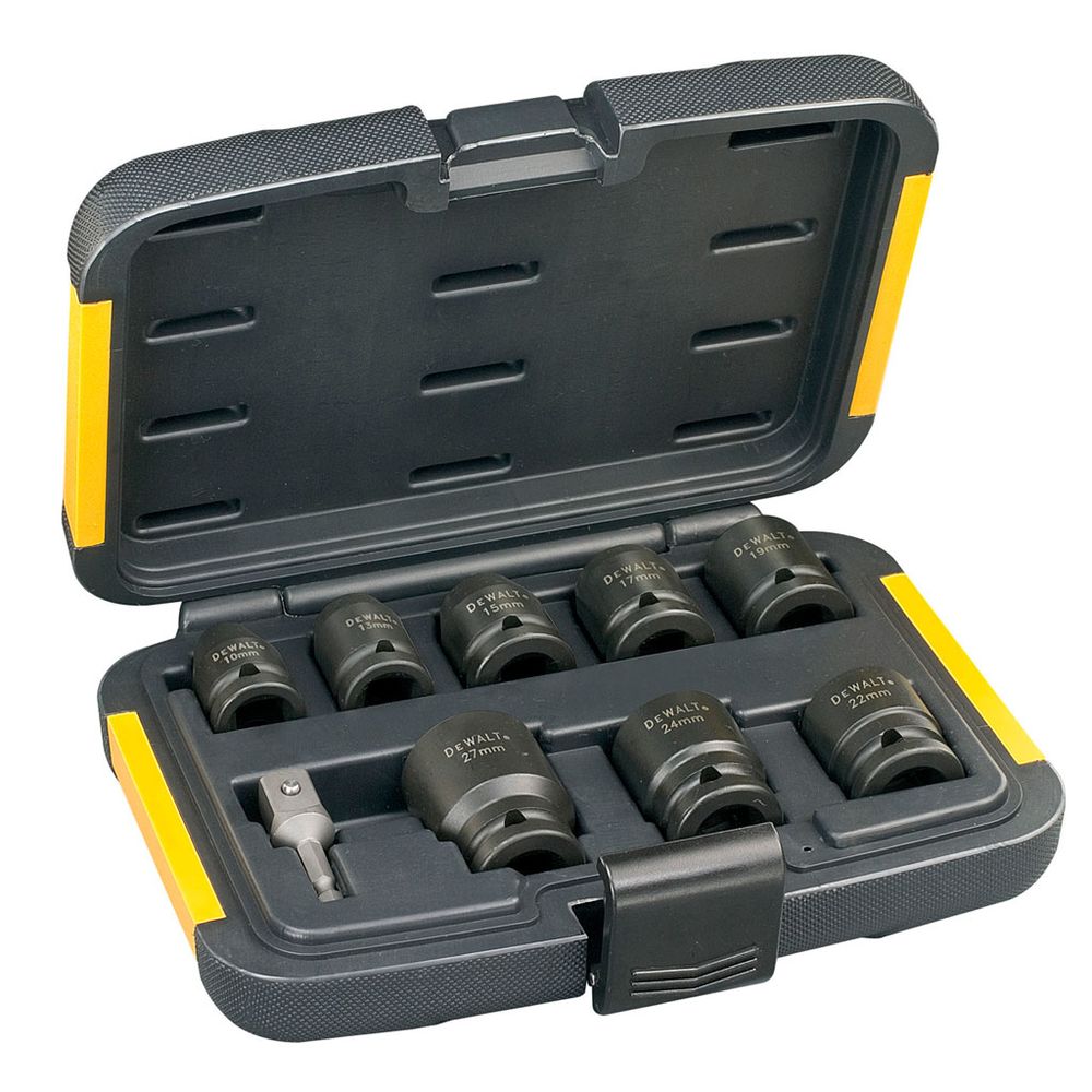 Dewalt set nasadnih ključeva 10-27mm+adapter DT7507 slika 1