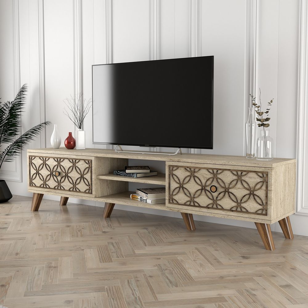  Class - TV komoda sa Travertin teksturom slika 3