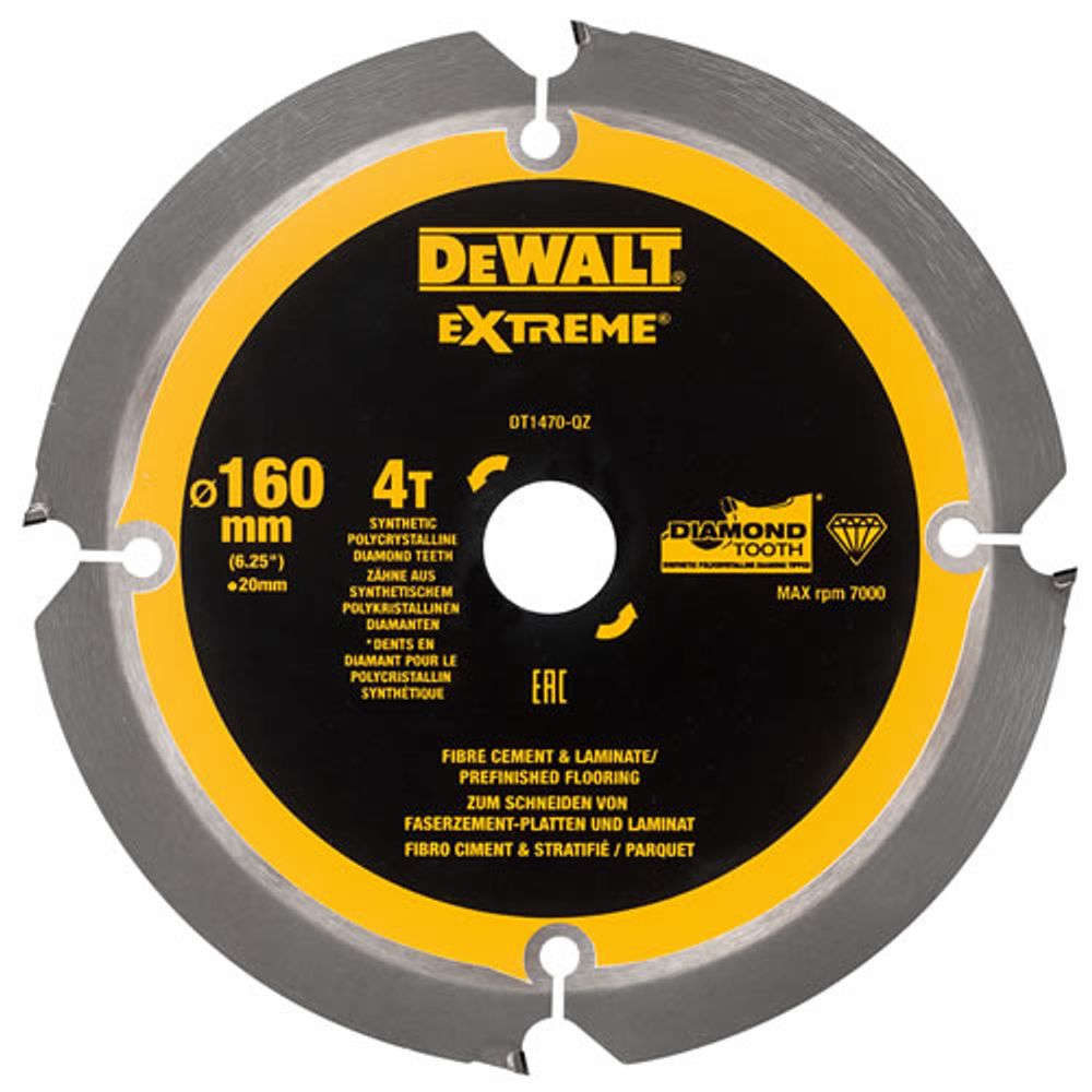 LIST KRUŽNE PILE 160X20X4T ZA CEMENT Dewalt DT1470 slika 1