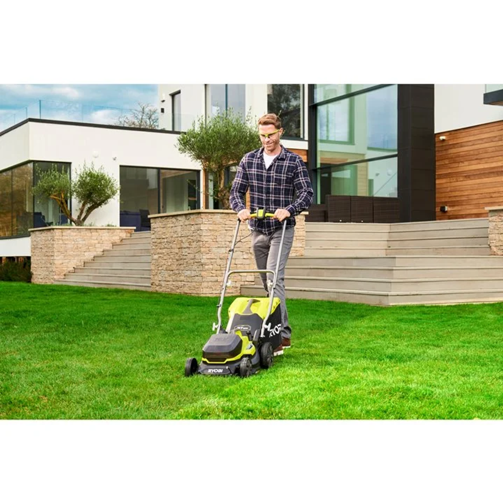Ryobi 18V ONE+ Akumulatorska kosilica RY18LM37A-240 sa dvije baterije 4.0 Ah i punjačem slika 2