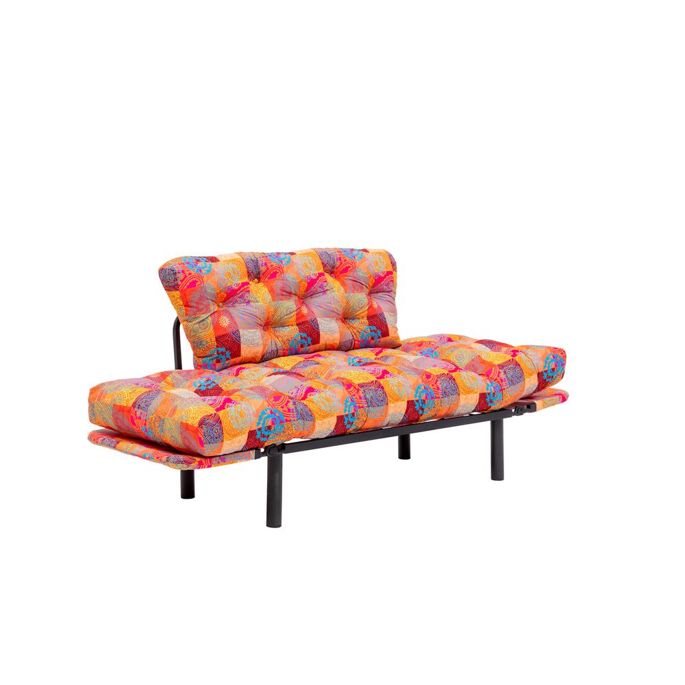 Nitta - Višebojni Patchwork Sofa-Krevet za Dvije Osobe slika 5