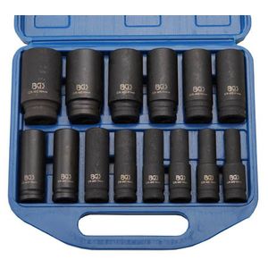 BGS Set nasadnih ključeva udarnih dugih 10-32mm 1/2" 14 dijelova 5207 bp23