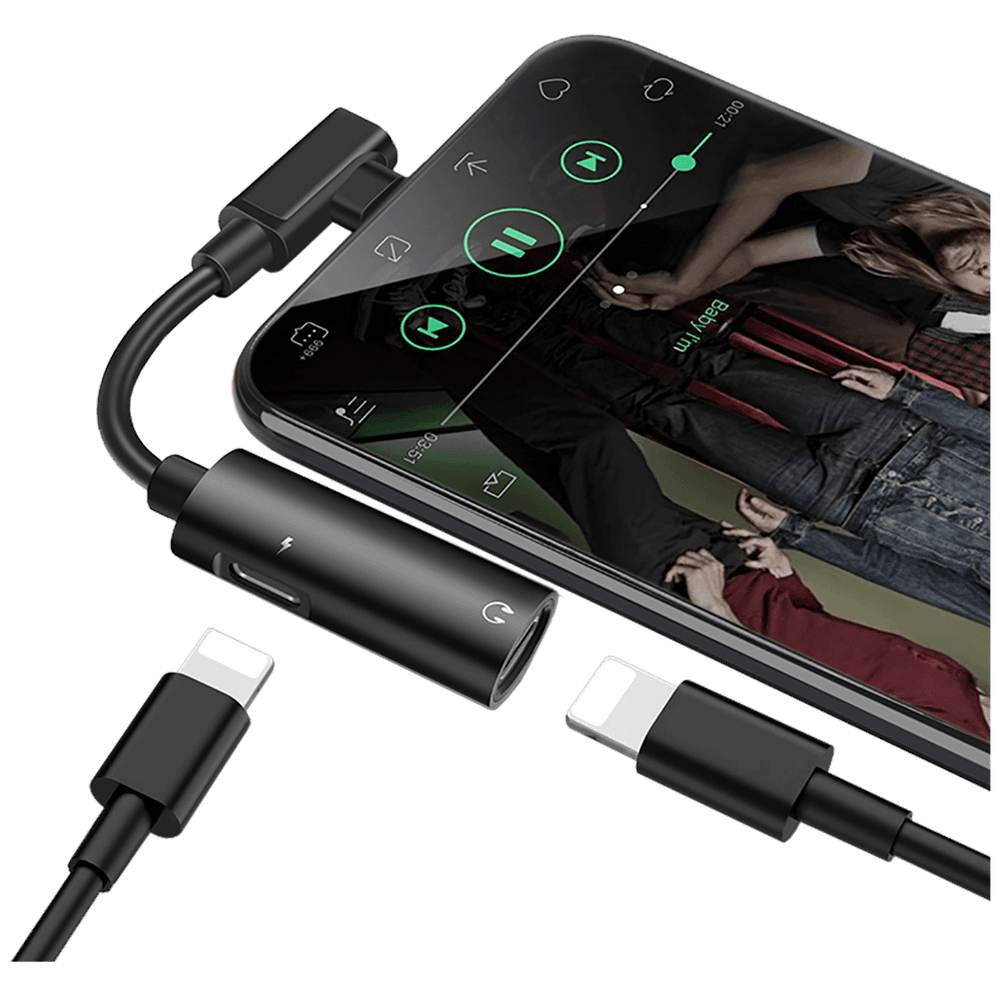 hoco. Adapter za slušalice 2in1, iPhone,Lightning na 2 x Lightning - LS18 Lightning to Lightning slika 5