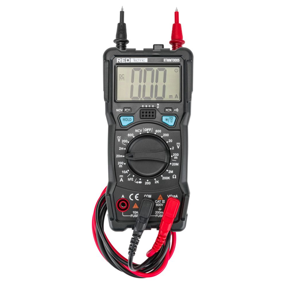 RED TECHNIC RTMMT0005 600V DIGITALNI MULTIMETAR slika 7