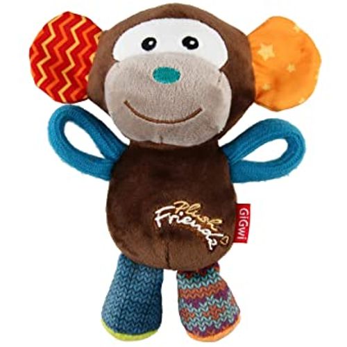 GiGwi plišana igračka za pse sa zvukom Majmun 16 cm slika 1