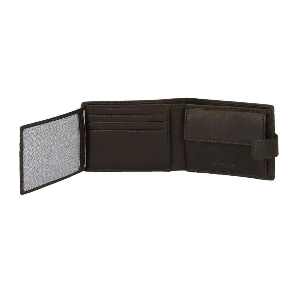 Pepe Jeans kožni novčanik 11 cm Badge 7373332, braon slika 3