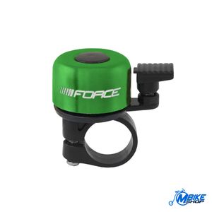 Force Zvonce za bicikl Mini Steel Green