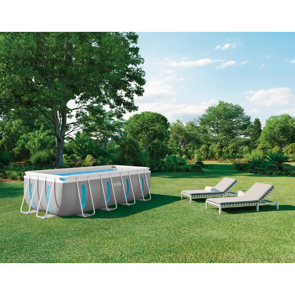 Intex montažni bazen set 400x200x122cm sa prozirnom stjenkom 26770NP slika 5