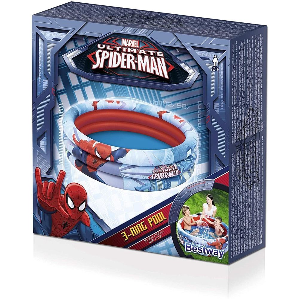 Bestway dječji bazen na napuhavanje Spiderman 122 x 30 cm slika 1