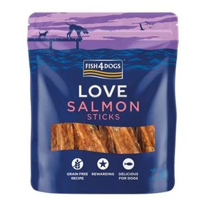 Fish4Dogs LOVE poslastice – Salmon sticks 85g, štapići od lososa