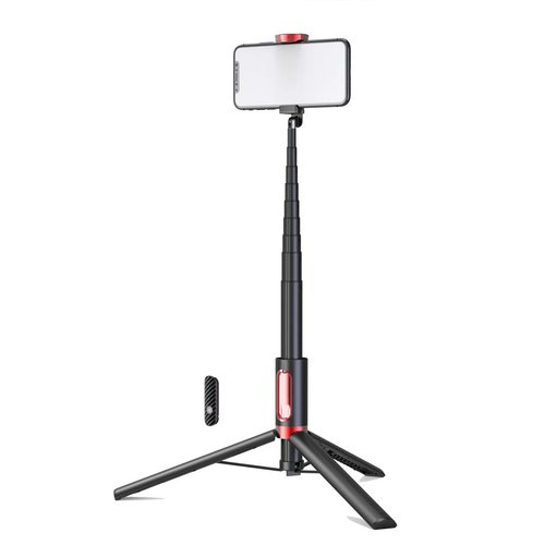 Selfie stick M18 + tripod crni/crveni slika 4