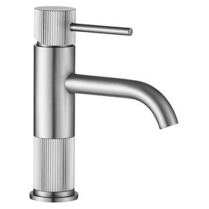 Rea Lungo Stripe Brush Nickel Low kupaonska miješalica