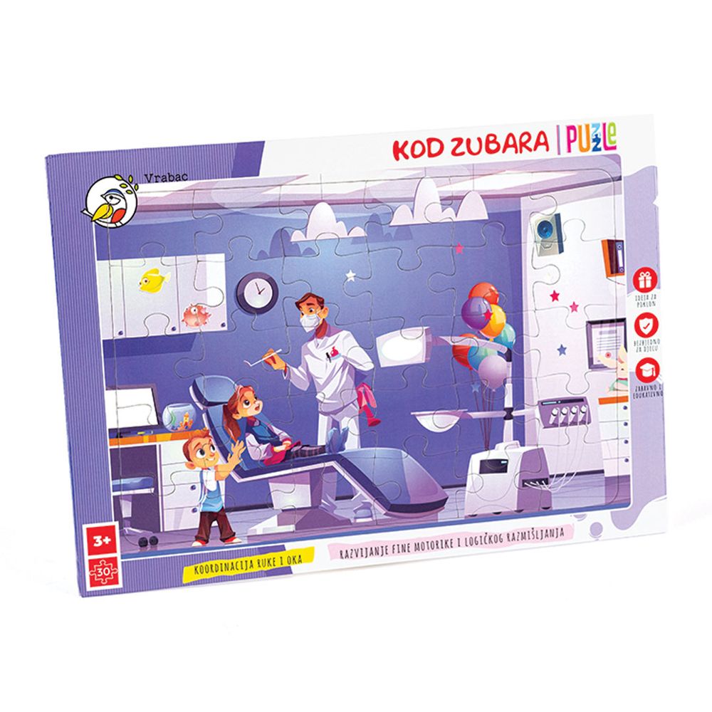 Vrabac Puzzle Fun 30, Kod zubara slika 1