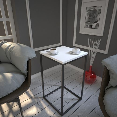 Pure - White White Side Table slika 1