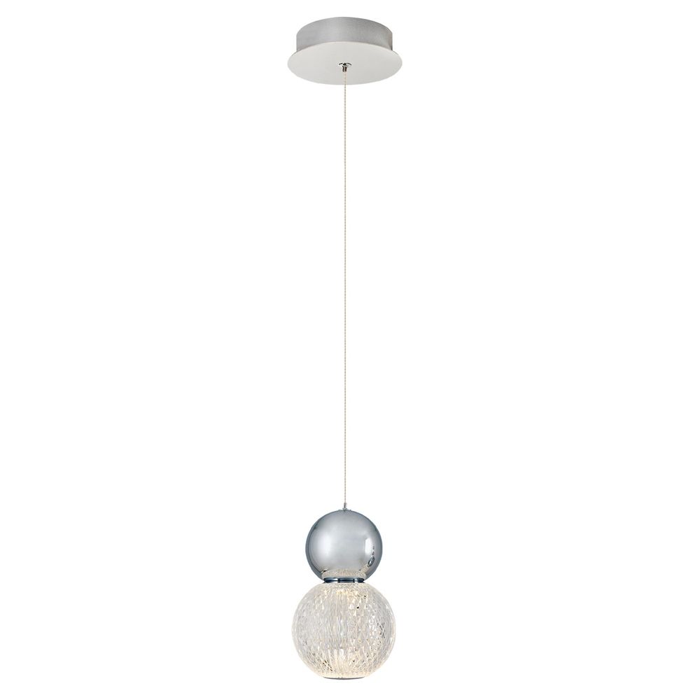 L1399 - Chrome Chrome Chandelier slika 2