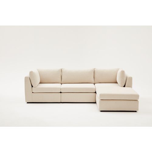 Atelier Del Sofa Mottona Ugao Sofa v2 - Krem Ugao Sofa slika 1