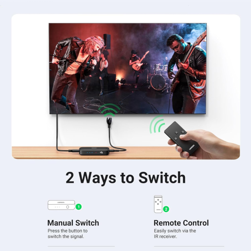 Ugreen HDMI stikalo 3x1 4K@30Hz slika 5