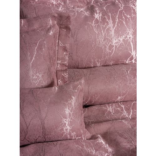 L'essential Maison Dalya - Prekrivač za krevet boje prašnjave ruže, dupli set slika 2