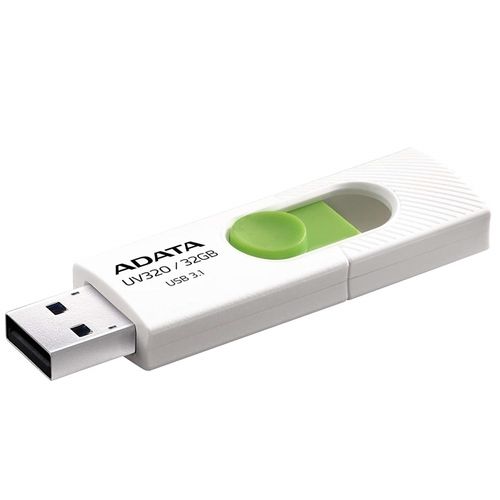 A-DATA usb flash 32GB 3.1 AUV320-32G-RWHGN belo zeleni slika 1