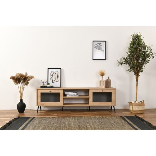 Wire 180 Oak TV Stand slika 1