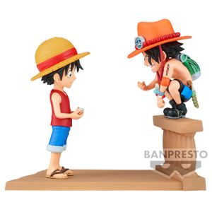 One Piece Monkey D. Luffy i Portgas D. Ace World Collectable Log Stories figura 8cm