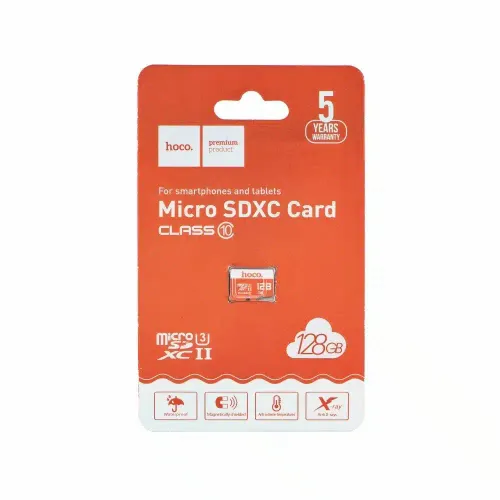 HOCO microSD TF memorija velike brzine 128GB Class 10 memorijska kartica slika 1