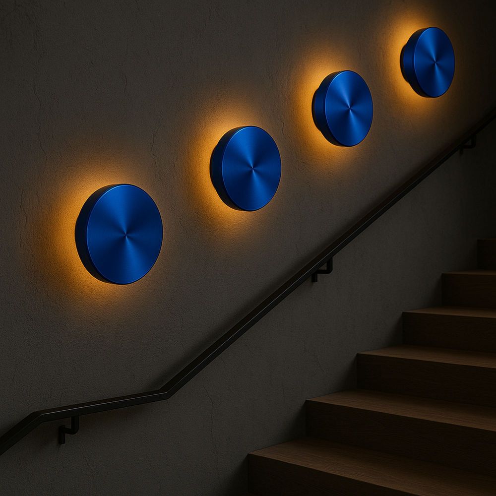 Zidna Lampa Aura - 15520 - M - M, boje: Plava slika 3