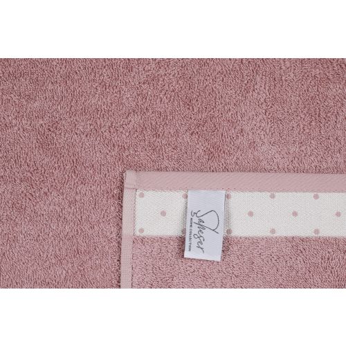 Set Peškira Pitircik - Dusty Rose i Beli (2 Komada) slika 7