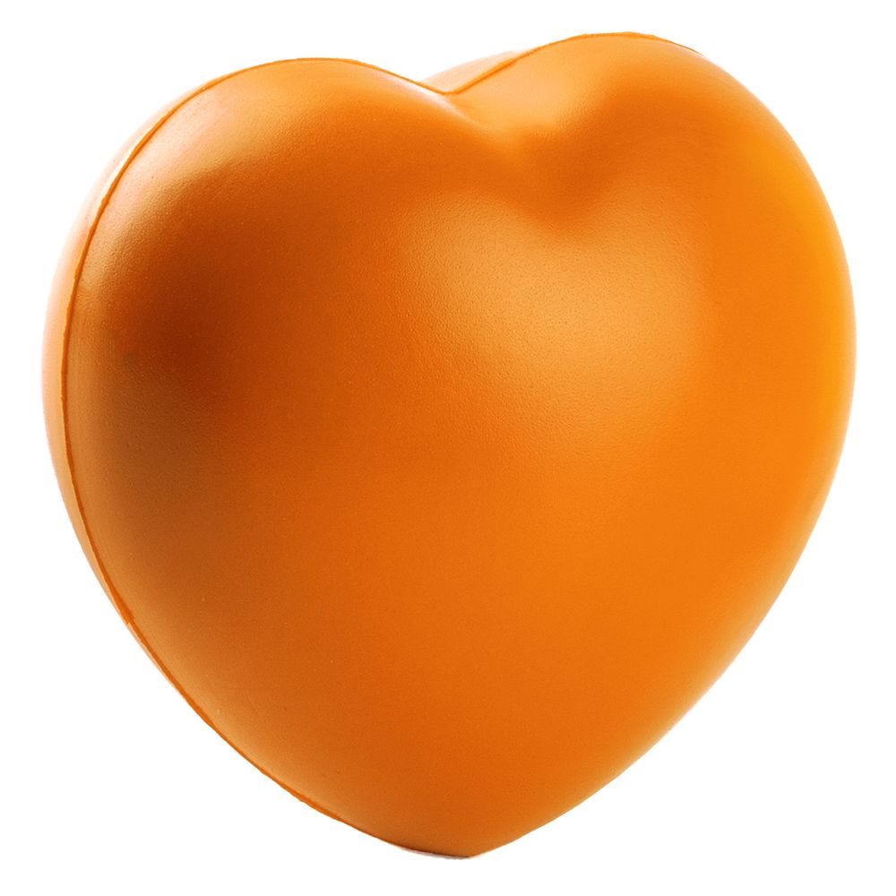 HEART, antistres loptica,oranž slika 1