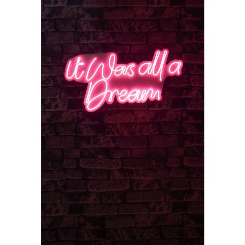 Wallity Ukrasna plastična LED rasvjeta, It was all a Dream - Pink slika 9