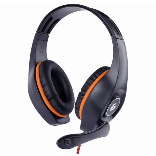 Gembird Gaming headset with volume control, orange-black, 3.5 mm slika 1