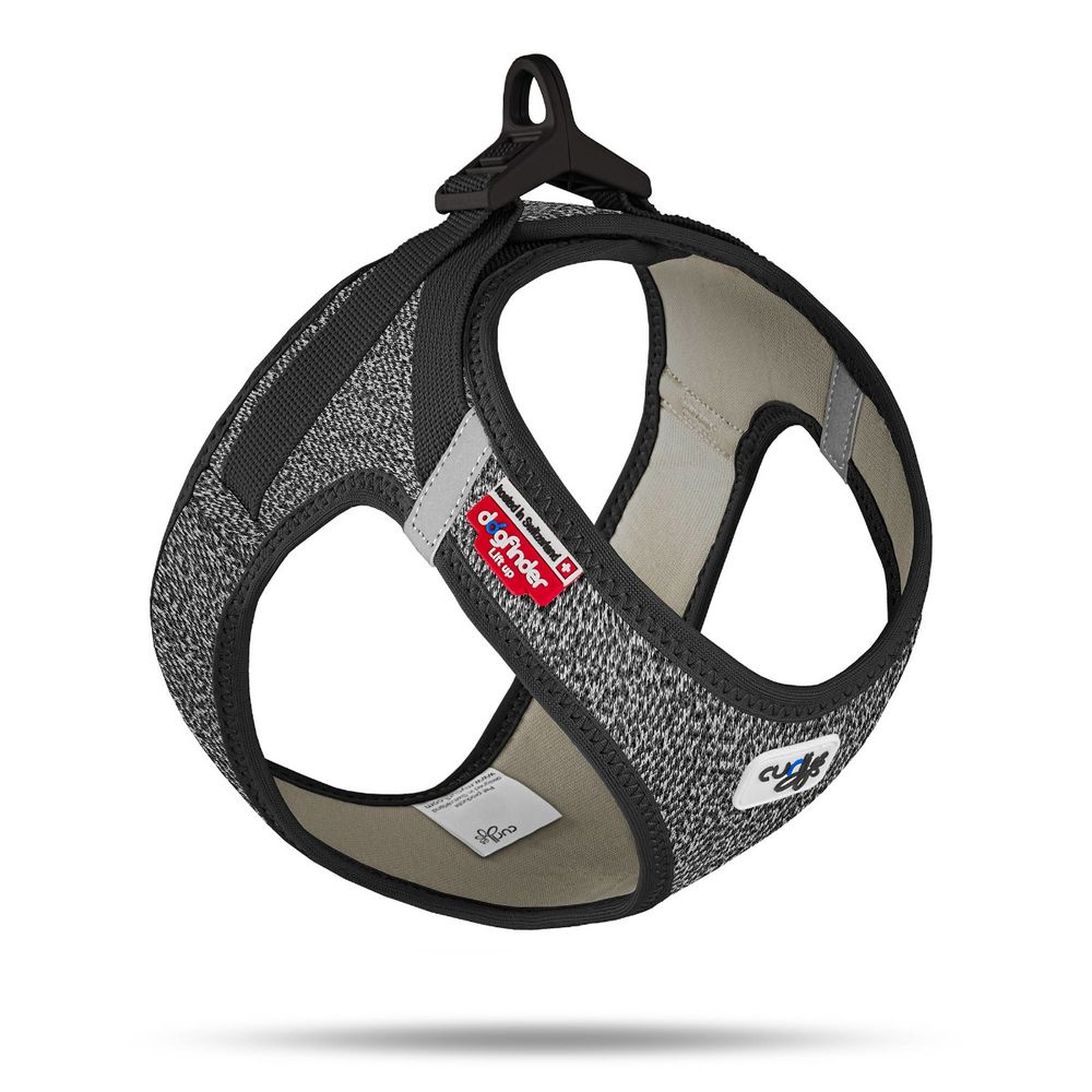 Curli oprsnica za pse Merino Clasp Air-Mesh, crna slika 1