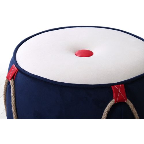 Fora - Blue, White Blue
White Pouffe slika 3