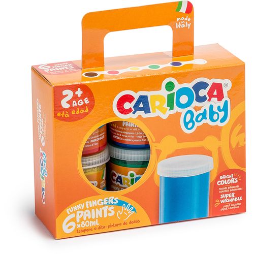 Tempere Carioca 1/6 Baby Finger paints KO032 slika 1