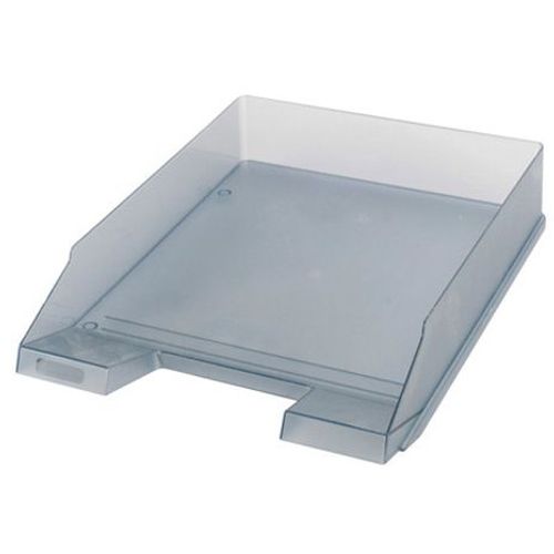 Ladica za spise Classic transparent Herlitz, PVC, siva slika 2